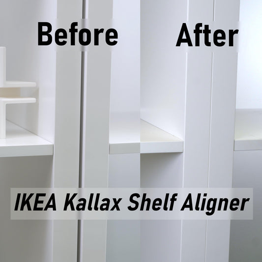 Kallax Aligner Shelf Straightener: Perfect Alignment for Your IKEA Cube Shelves