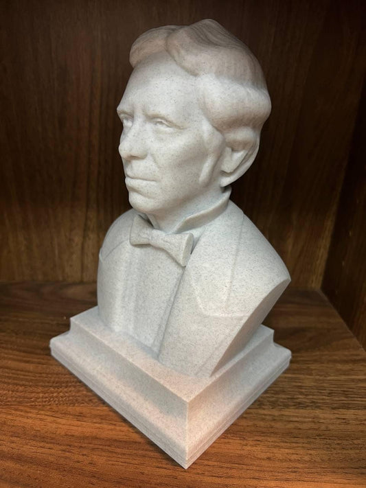 Michael Faraday Bust - Historical Physicist Statue | Science Decor Gift