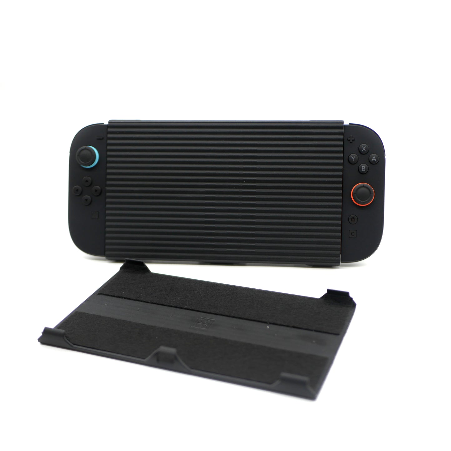 Travel Screen Cover for Switch 2 Console with Felt Lined Interior Clip-On Locking Shield for Safe Transport Storage by JCSFY