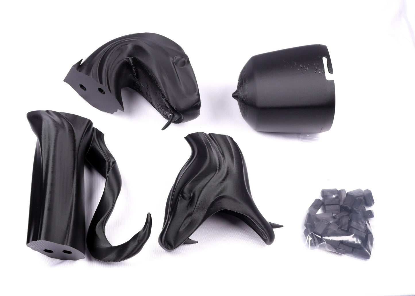 Fearne Staff 3D Printed Kit of the Adder all Black Critical Role Cosplay Prop Nature Cosplay Ready to Paint and Assemble 6ft Tall Calloway