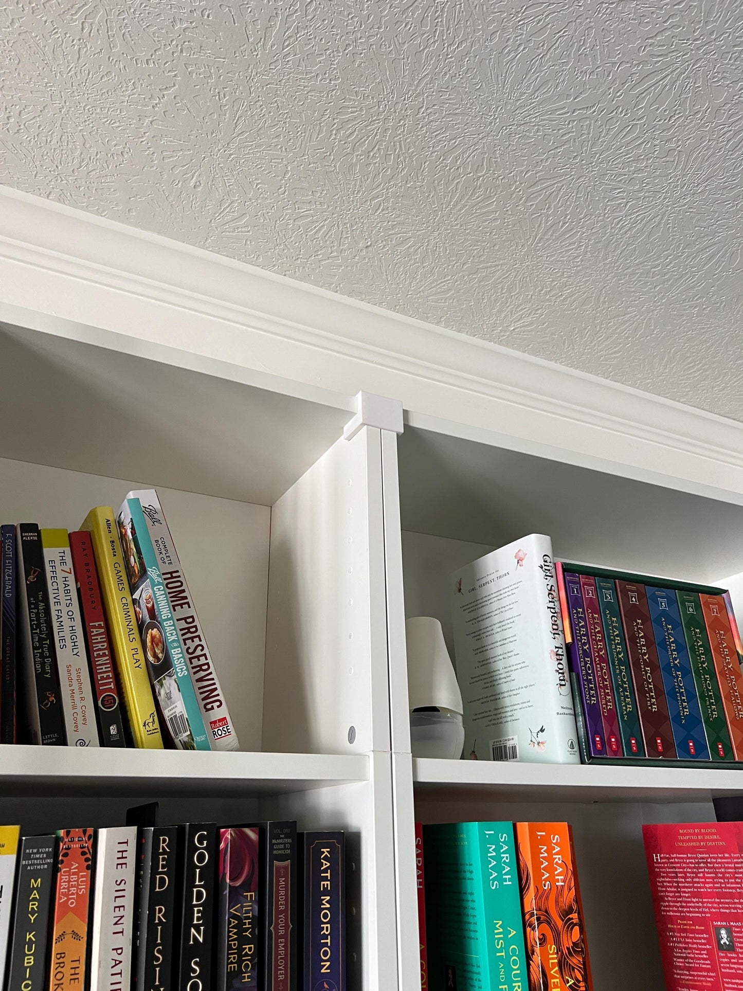 IKEA Billy Bookshelf Hook Clip Aligner Shelf Straightener | White Black Walnut Gray IKEA Bookshelves | Pressure Fit Tool | One Top Aligner