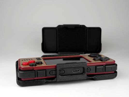 Felt Miyoo A30 Grip 2-in-1 A30 Screen Cover Reversible Comfort Grip Felt Lining Case with Felt Wrap Ergonomic Miyoo Handheld two in one