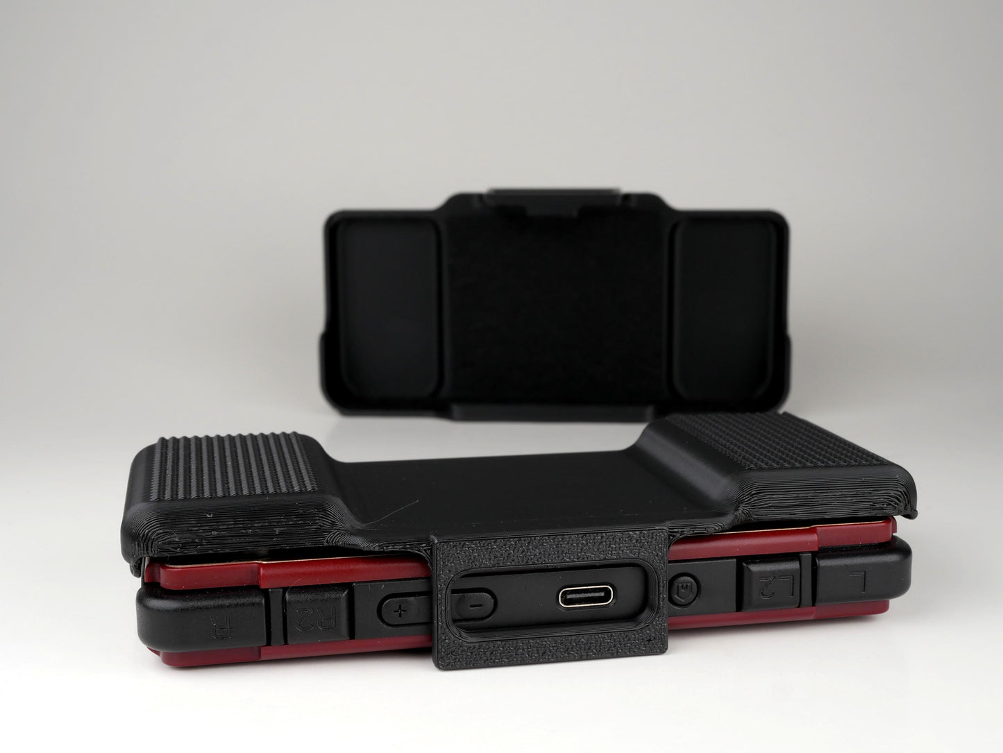 Felt Miyoo A30 Grip 2-in-1 A30 Screen Cover Reversible Comfort Grip Felt Lining Case with Felt Wrap Ergonomic Miyoo Handheld two in one