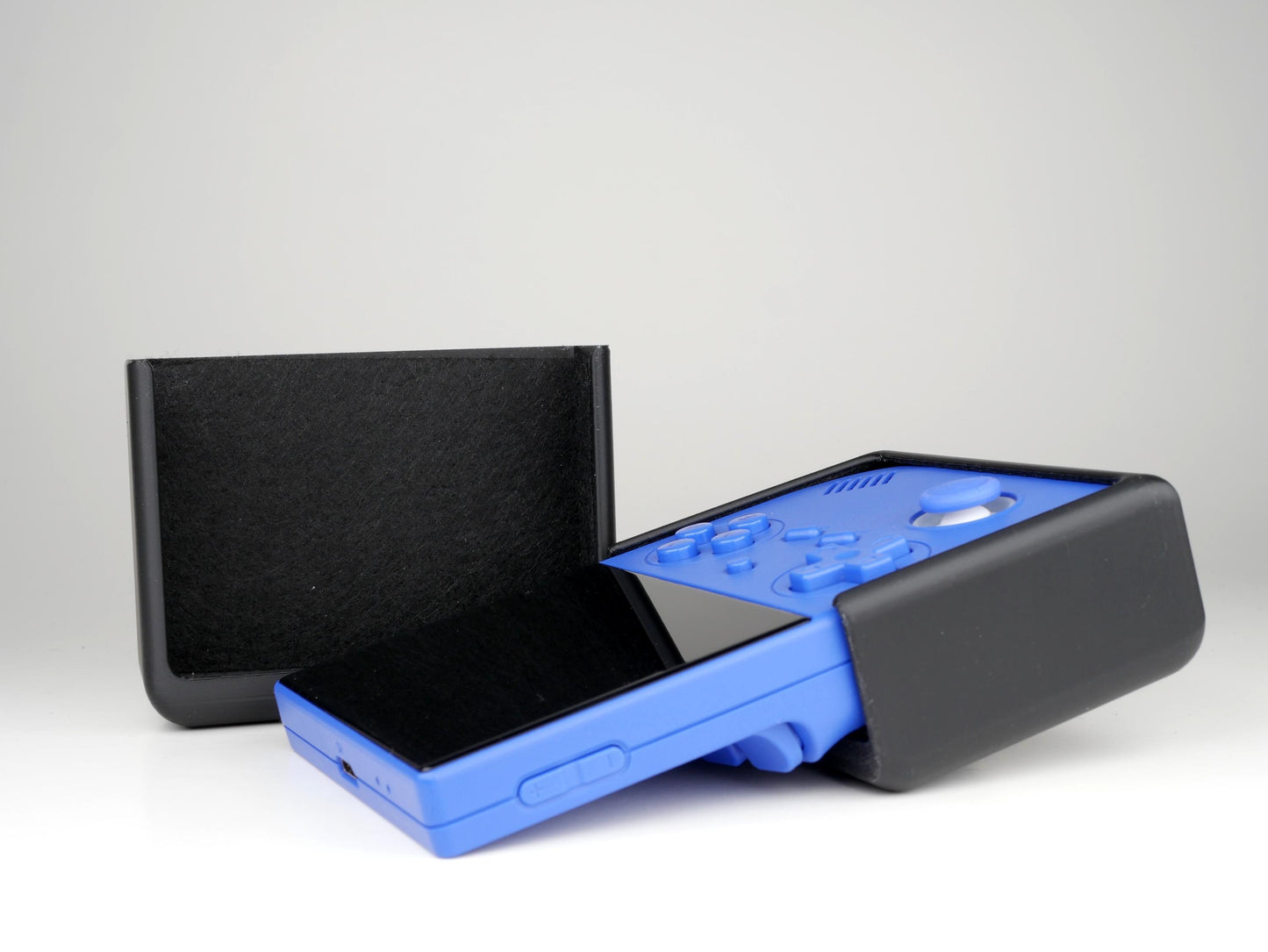 Anbernic RG40XX-V Slim Comfort Grip Felt Lining Case with Felt Wrap Ergonomic RG40X Handheld RG40 V Chin Pattern by JCSFY