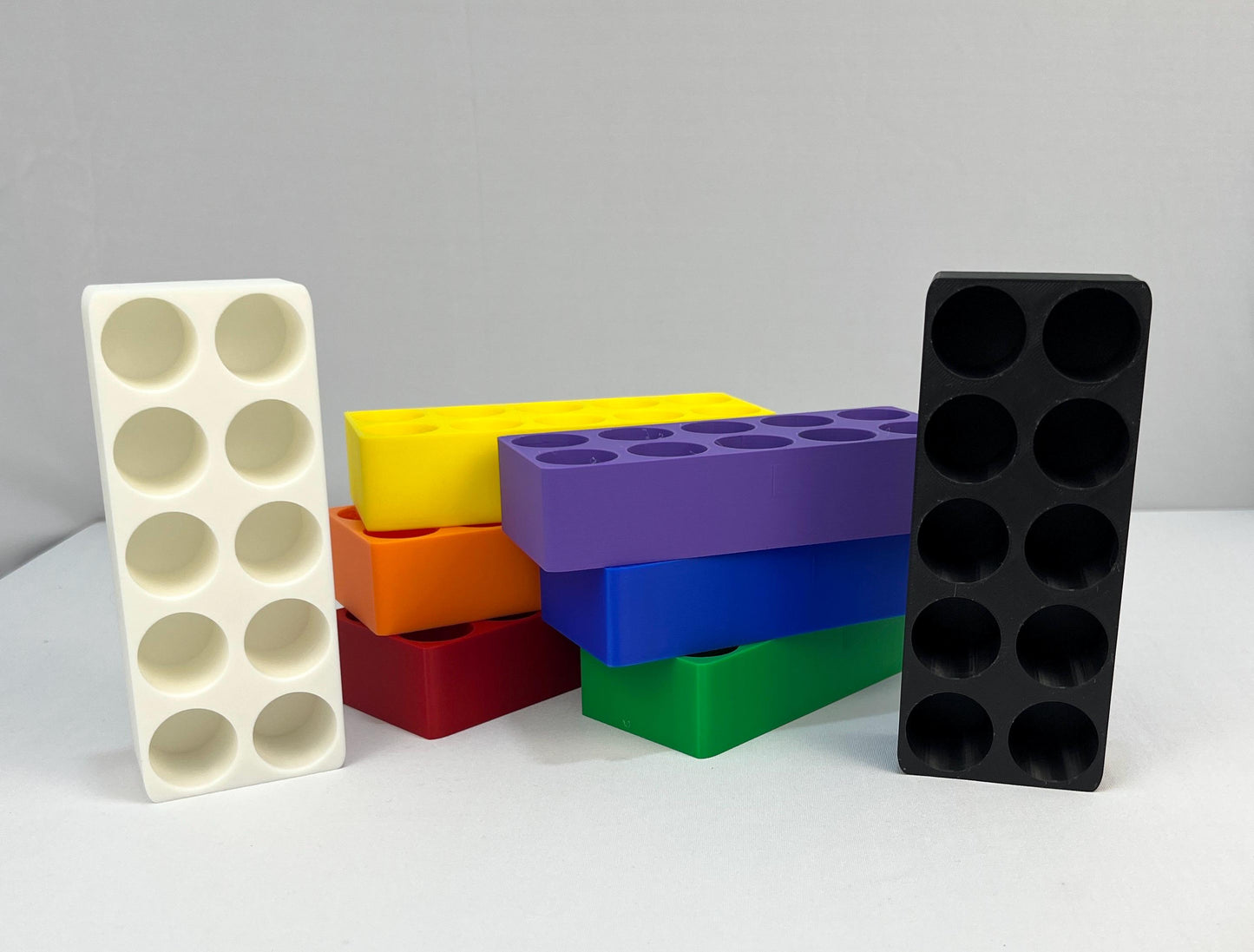 Insulin Vial Fridge Storage Organizer | Humalog Novalog Aspart Stackable Bins | Diabetic Injection Clutter Cleanup | Vial Holder