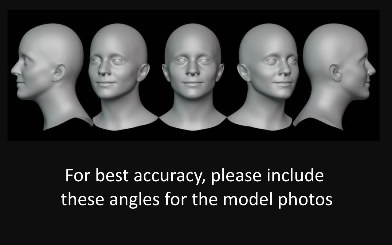 Life Size Custom 3D Printed Marble Color or Painted PLA Bust | Personalized Sculpture | Send us 3+ Photos & We'll Sculpt and Print a 3D Bust