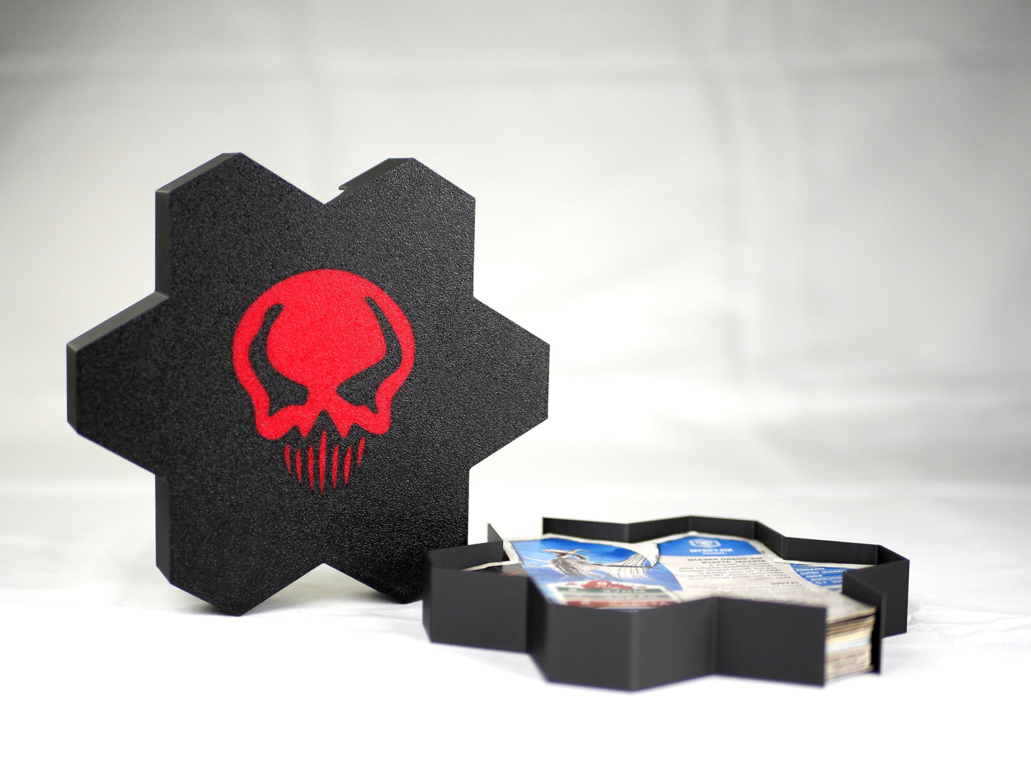 Hero Scape Unit Card Organizer | Protect Manage Heroes Squads | Paintable Miniature Board Game | Hex Bin Box Container Storage for Heroscape