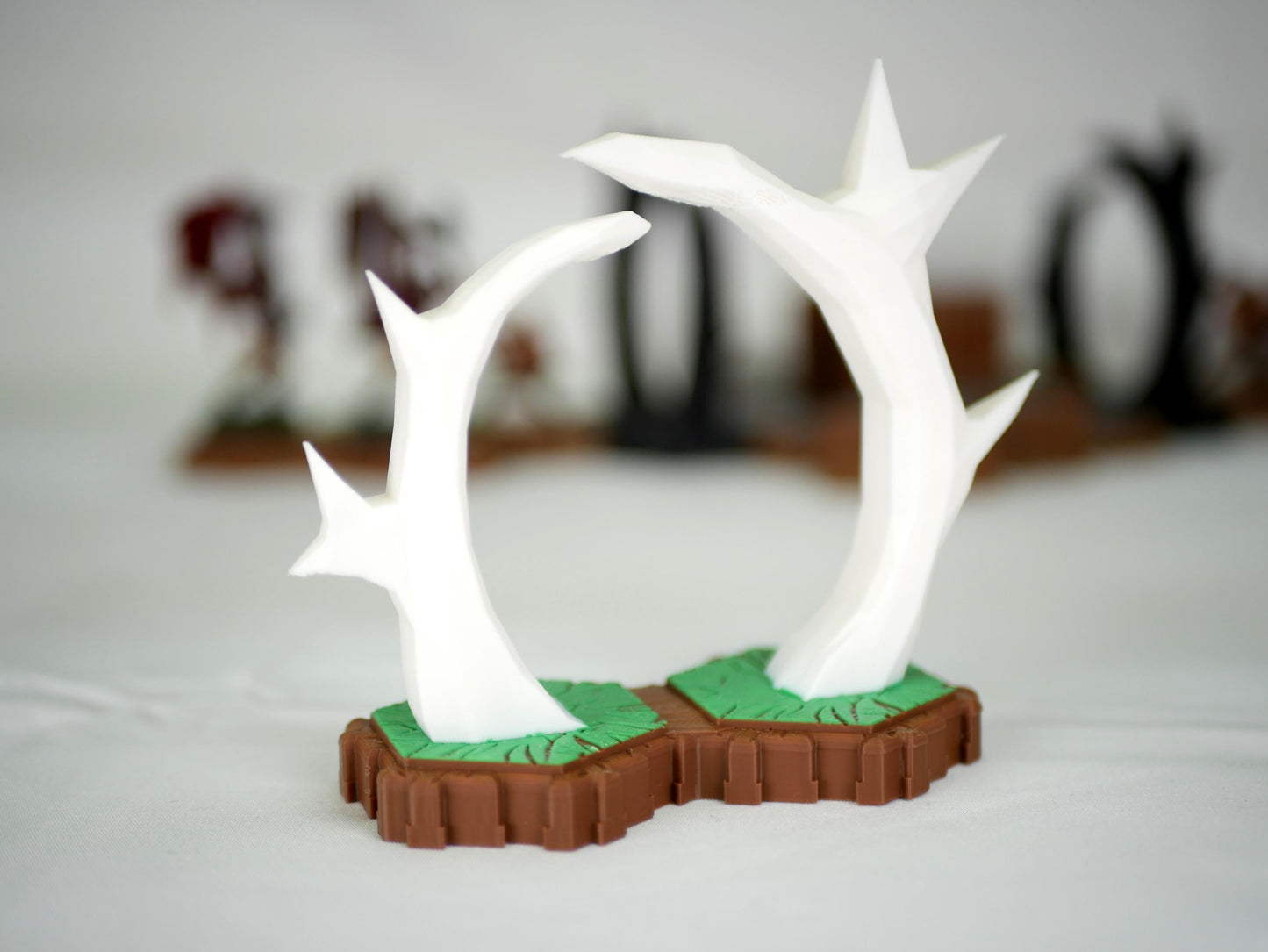 Hero Scape Obstacle Interactive Viking Portal | Tabletop Terrain Hex Pieces | Paintable Miniature Board | DnD Role Play Game Upgrade Tile
