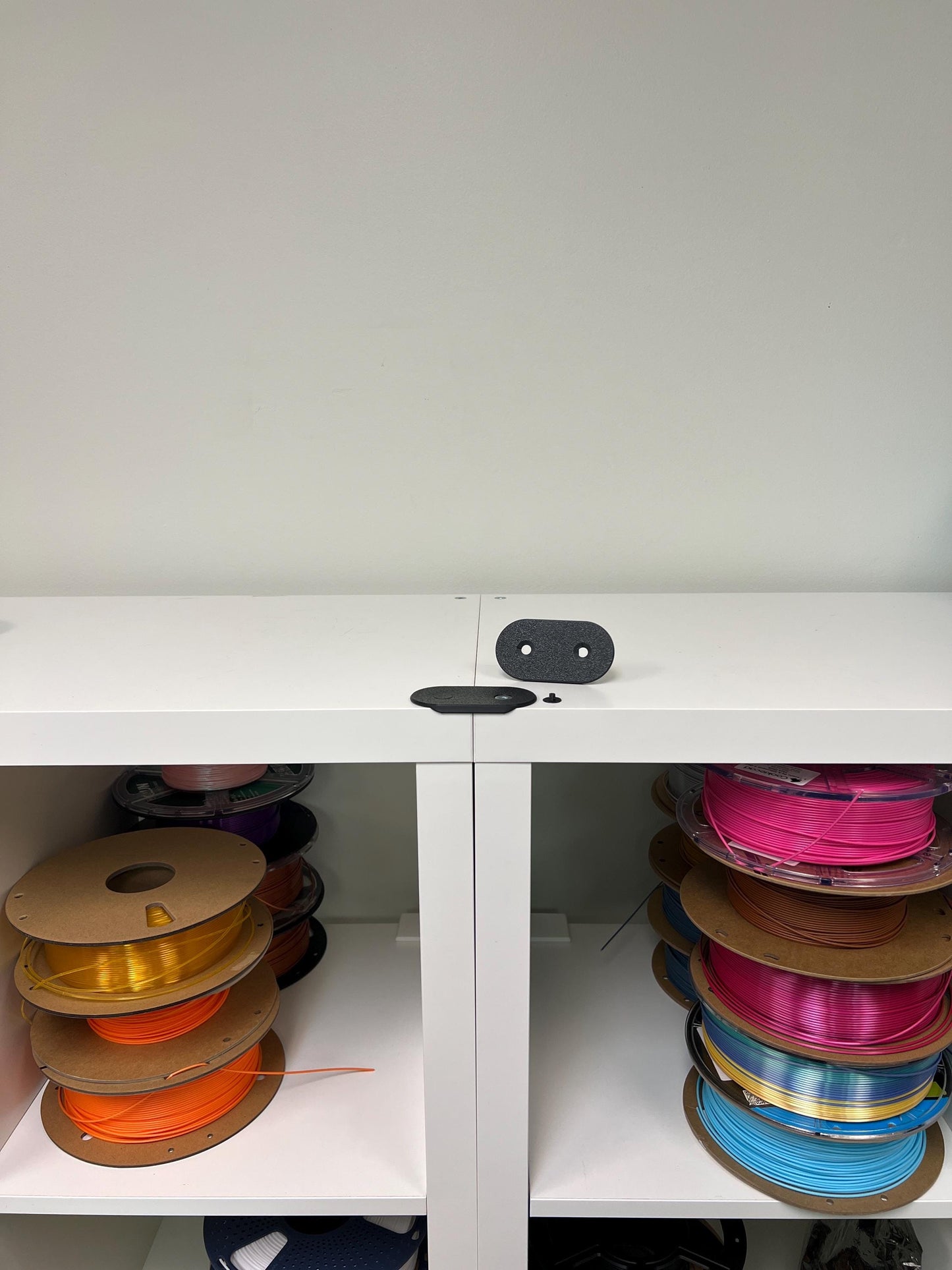 Kallax Screw Connectors & Caps | 2 Aligners + 4 Screw Caps | Hold Kallax Shelves Tight Together | Screw Cover Caps Shelf Cubes Aligner IKEA