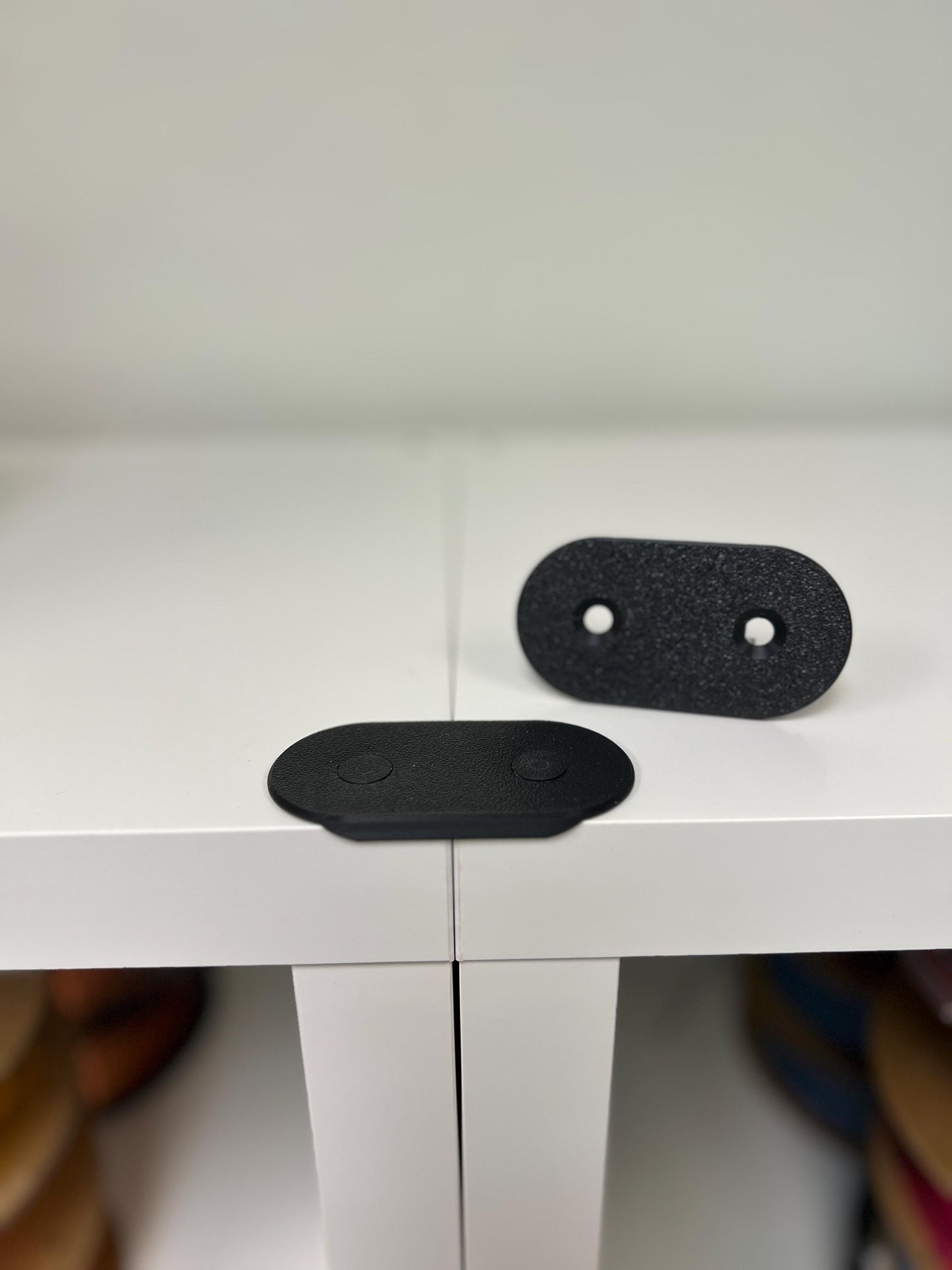 Kallax Screw Connectors & Caps | 2 Aligners + 4 Screw Caps | Hold Kallax Shelves Tight Together | Screw Cover Caps Shelf Cubes Aligner IKEA