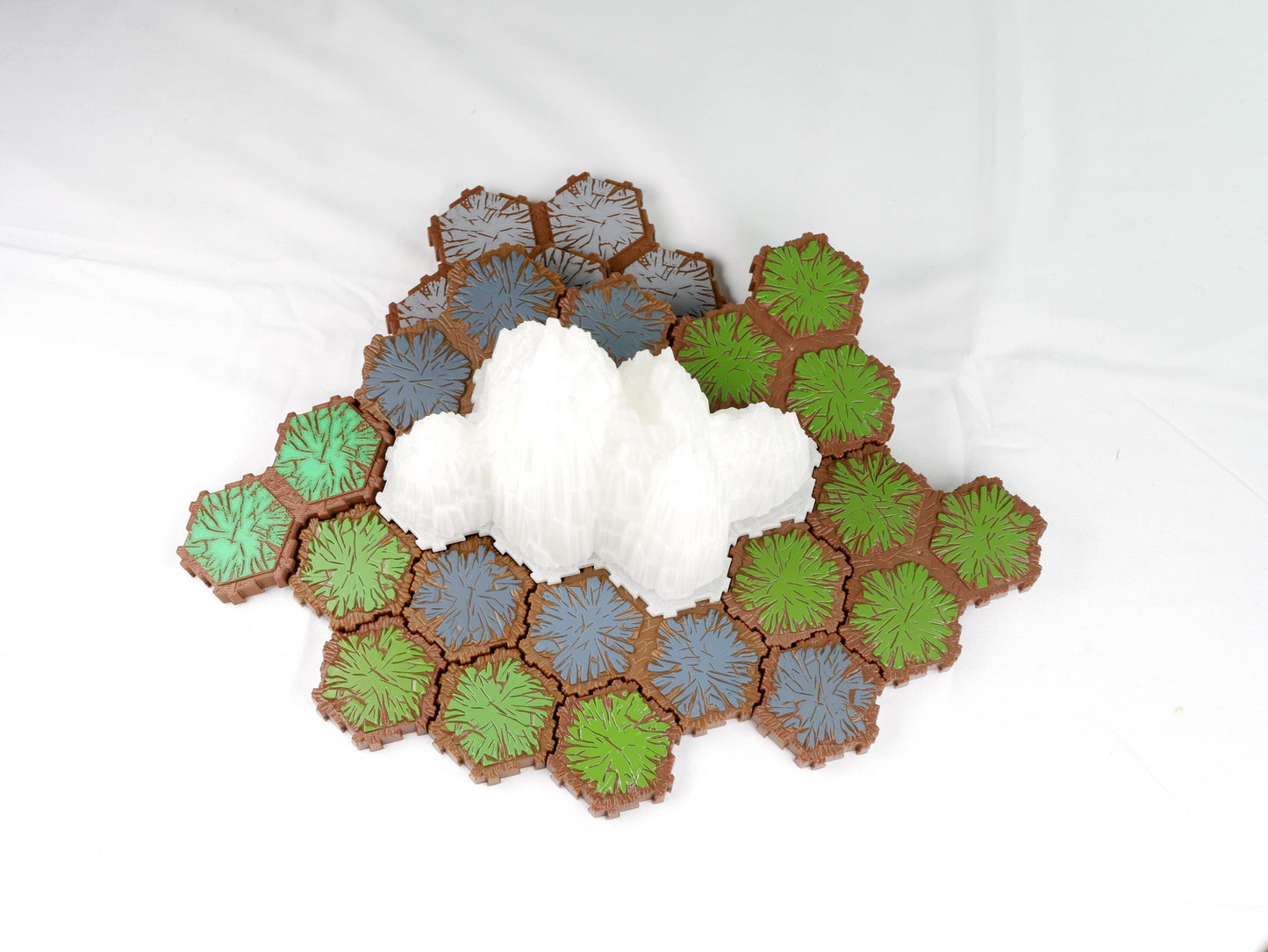 Large Outcrop Hero Scape Single Hex Obstacle | Tabletop Terrain Structure Piece | Miniature Board Game | DnD Role Play Game for heroscape