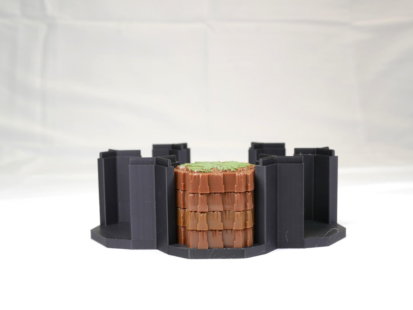 Hero Scape Single Hex Organizer | Stack and Maintain Your Single Hex Pieces | Paintable Miniature Board Game | Bin Box Container Storage