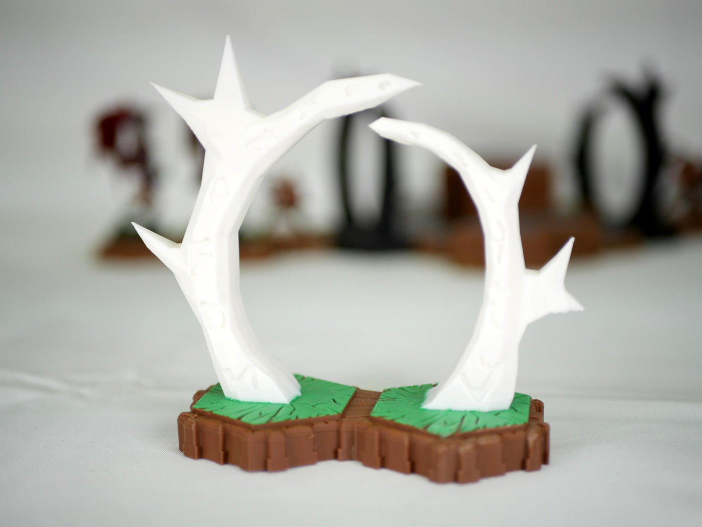 Hero Scape Obstacle Interactive Viking Portal | Tabletop Terrain Hex Pieces | Paintable Miniature Board | DnD Role Play Game Upgrade Tile