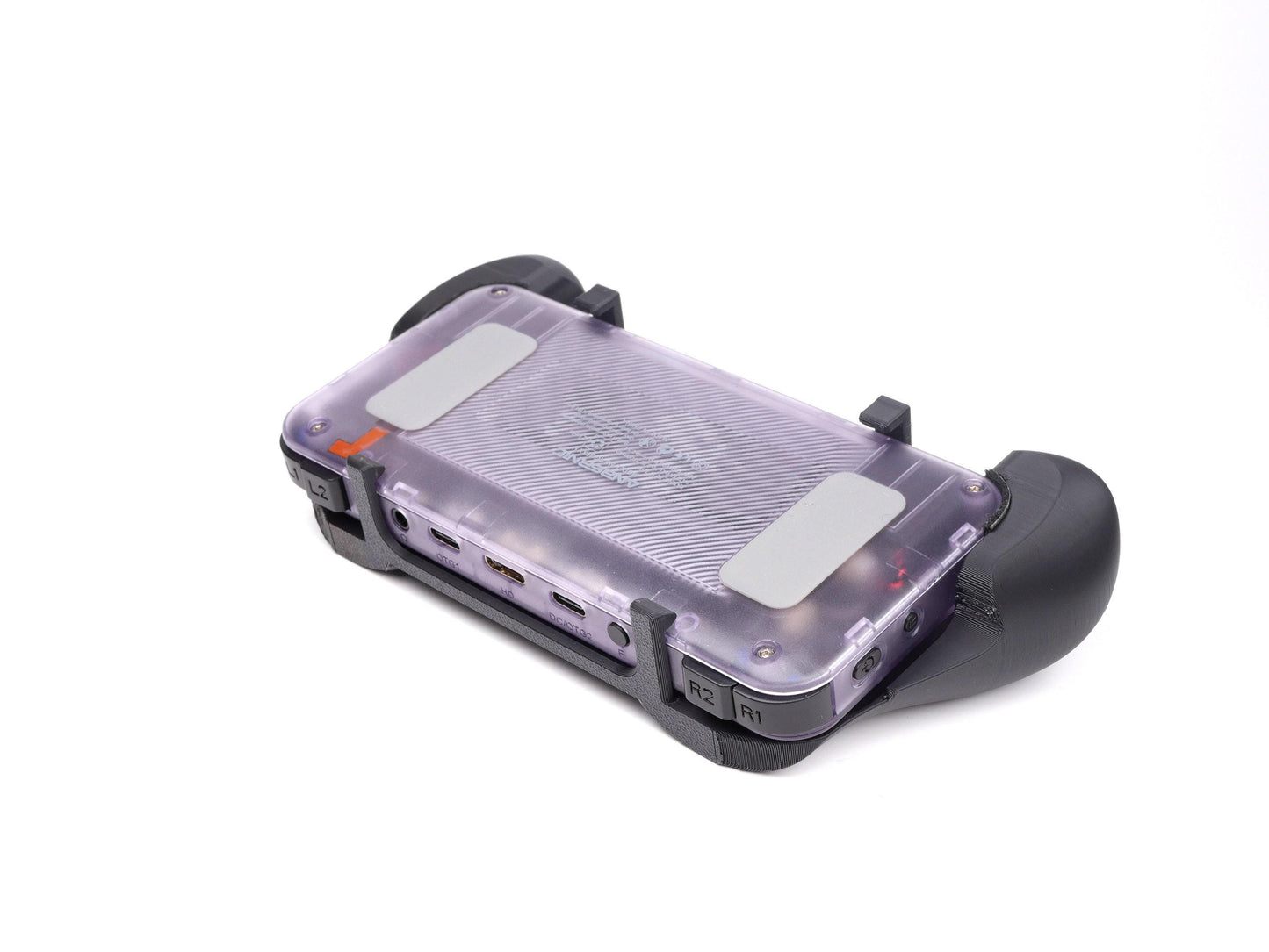 Felt Anbernic RG35XX-H Grip 2-in-1 Reversible Screen Cover & Thick Comfort Grip Case with Felt Wrap Ergonomic RG35X Handheld 2n1 RG35 Deluxe
