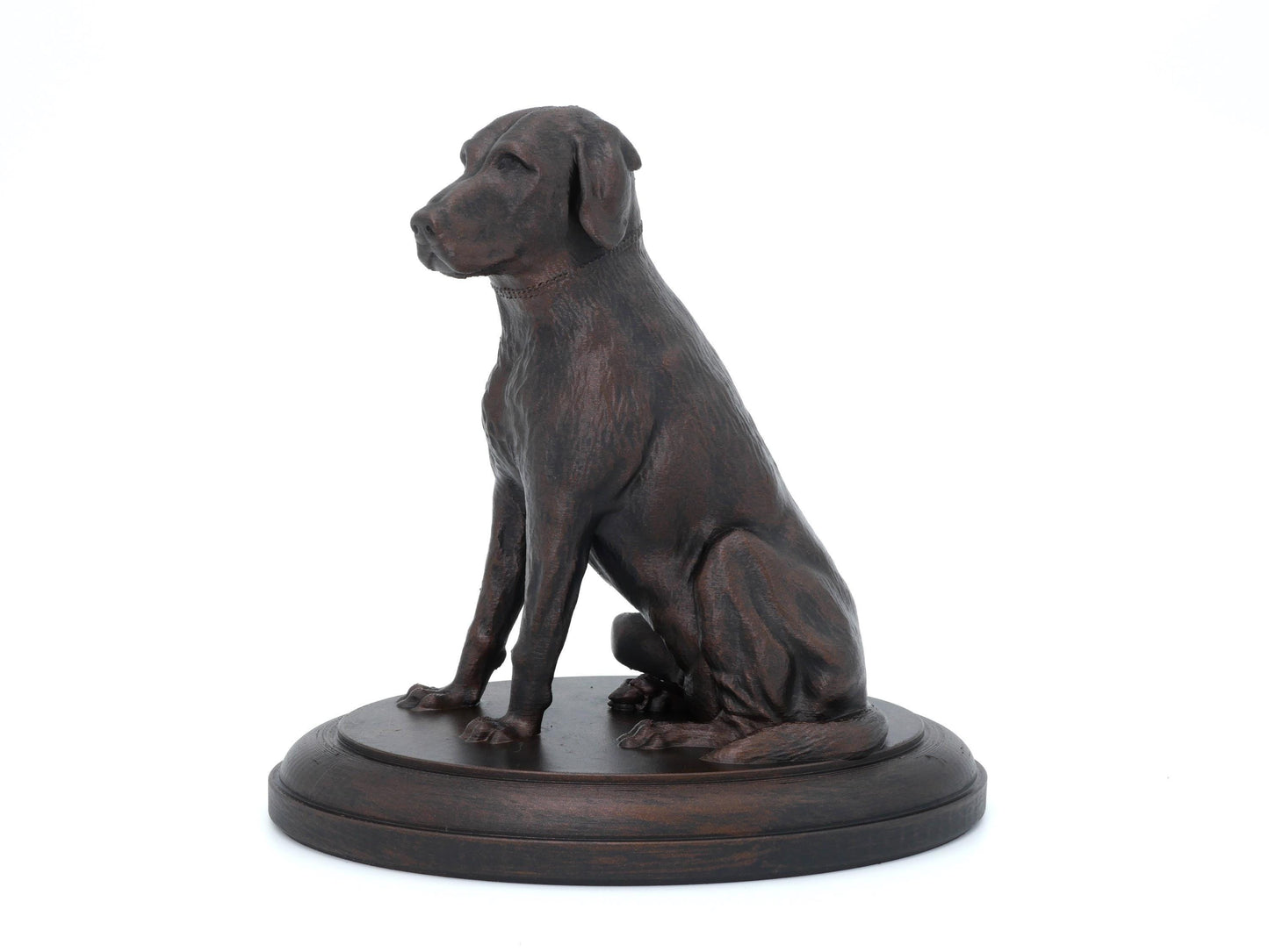 Custom Bust Sculpture of Dog Cat Horse or Pets Send Us 3+ Photos | Renaissance Bust | Unique Animal 3D Printed Bronze Gold Copper Marble PLA