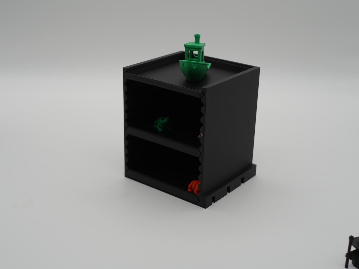 Minifigure Storage Tower Tabletop Game Station Modular Add-On | Dice Tower | Board Game Organizer Tokens and Cards DnD | WyldForm SpaceBar