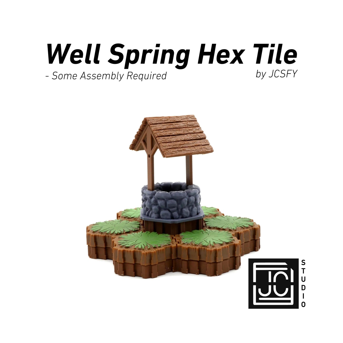 Wellspring Well Hero Scape Single Hex Obstacle | Tabletop Terrain Structure Piece | Miniature Board Game Heroscape Pieces Water by JCSFY