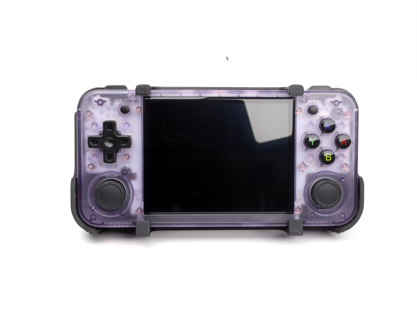Felt Anbernic RG35XX-H Slim Grip 2-in-1 Reversible Screen Cover Slim Grip Case Felt Wrapped Ergonomic RG35X Handheld 2n1 RG35 Deluxe