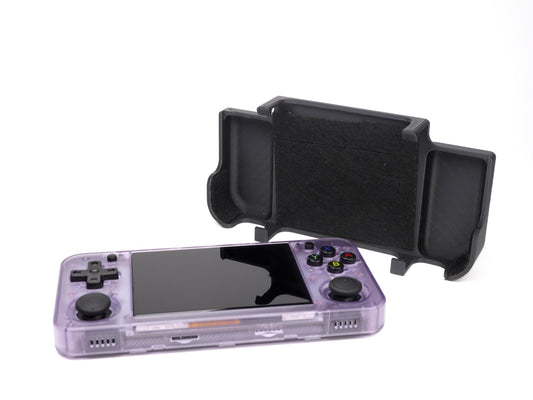 Felt Anbernic RG35XX-H Slim Grip 2-in-1 Reversible Screen Cover Slim Grip Case Felt Wrapped Ergonomic RG35X Handheld 2n1 RG35 Deluxe