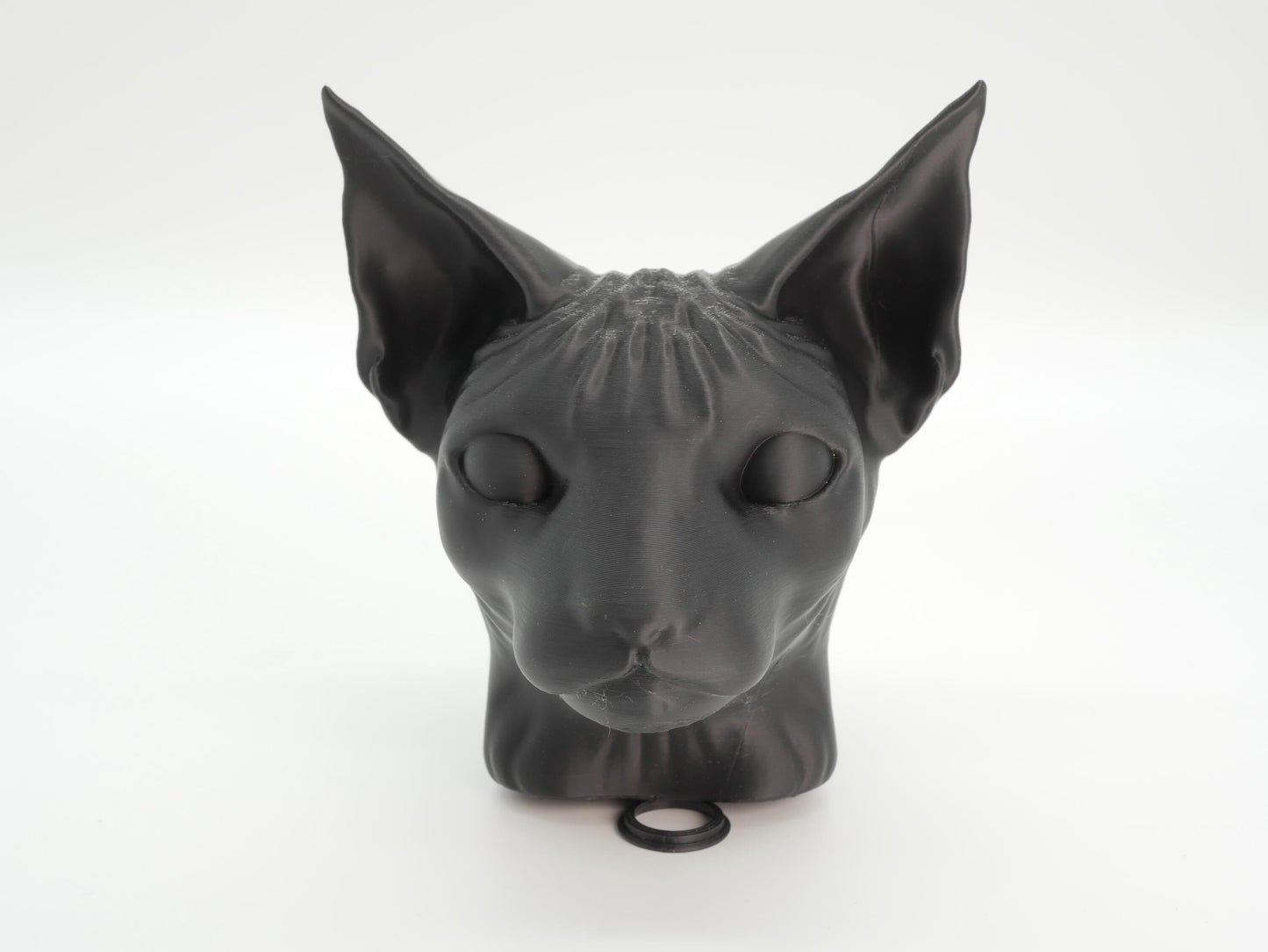 Sphynx Cat Head Staff Topper for Cosplay Wizard Druid Witch | Fantasy Feline Cane Kit Kitten Egypt | 3D Printed Magical Accessory by JCSFY