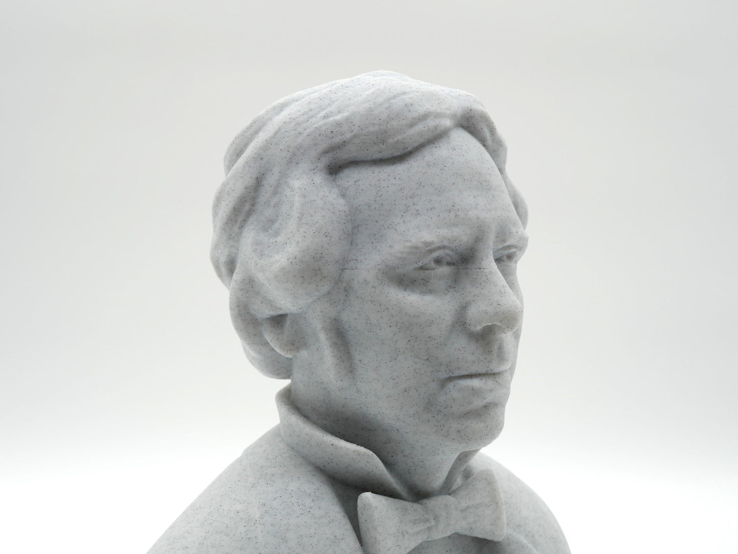 Michael Faraday Life Size Bust – 3D Printed Science Sculpture – Historical Physicist Statue – Unique Science Gift – Home or Classroom Decor