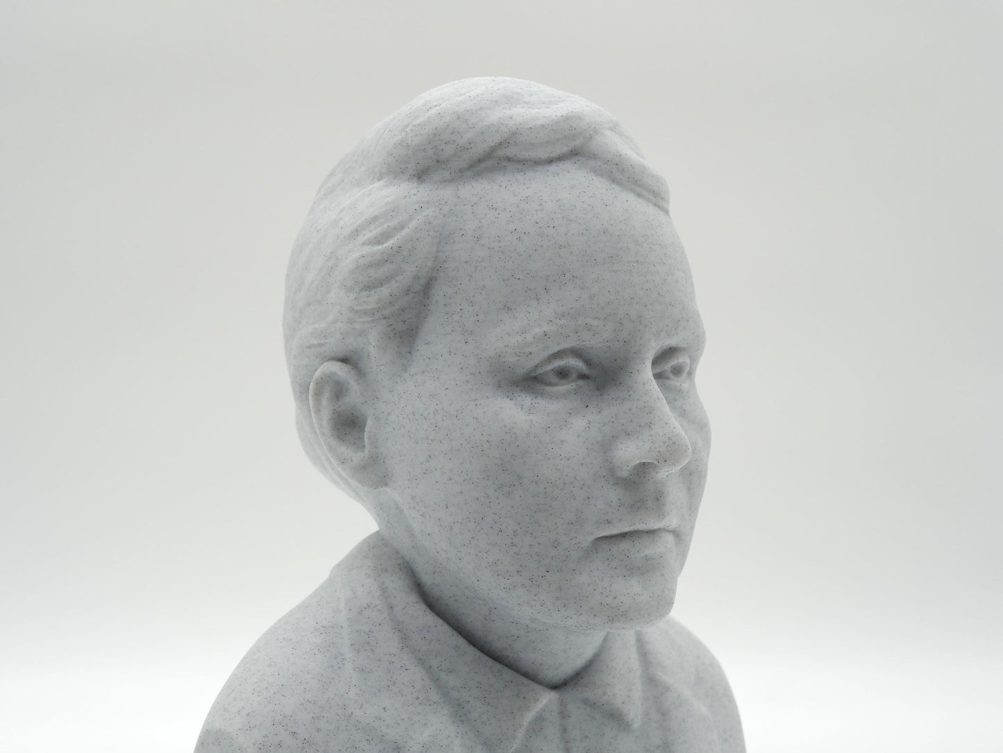 Marie Curie Life Size Bust – 3D Printed Female Scientist Sculpture – Nobel Prize Winner Decor – Inspirational STEM Gift Home Library Art