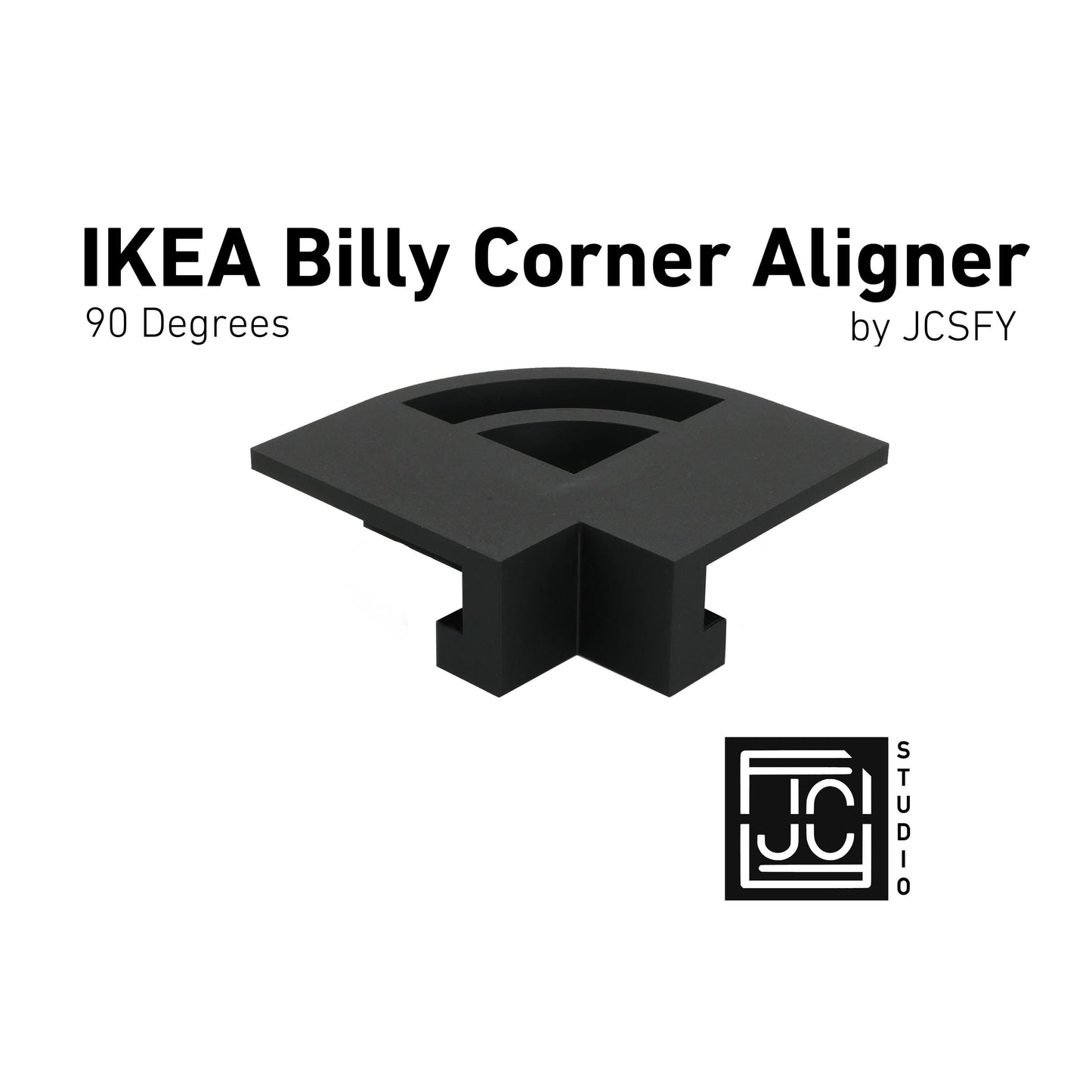 IKEA Billy Bookshelf 90 Degree Corner Hook Clip Aligner Shelves White Black Dark Gray Walnut IKEA Billy Easy Pressure Fit Tool No Screw