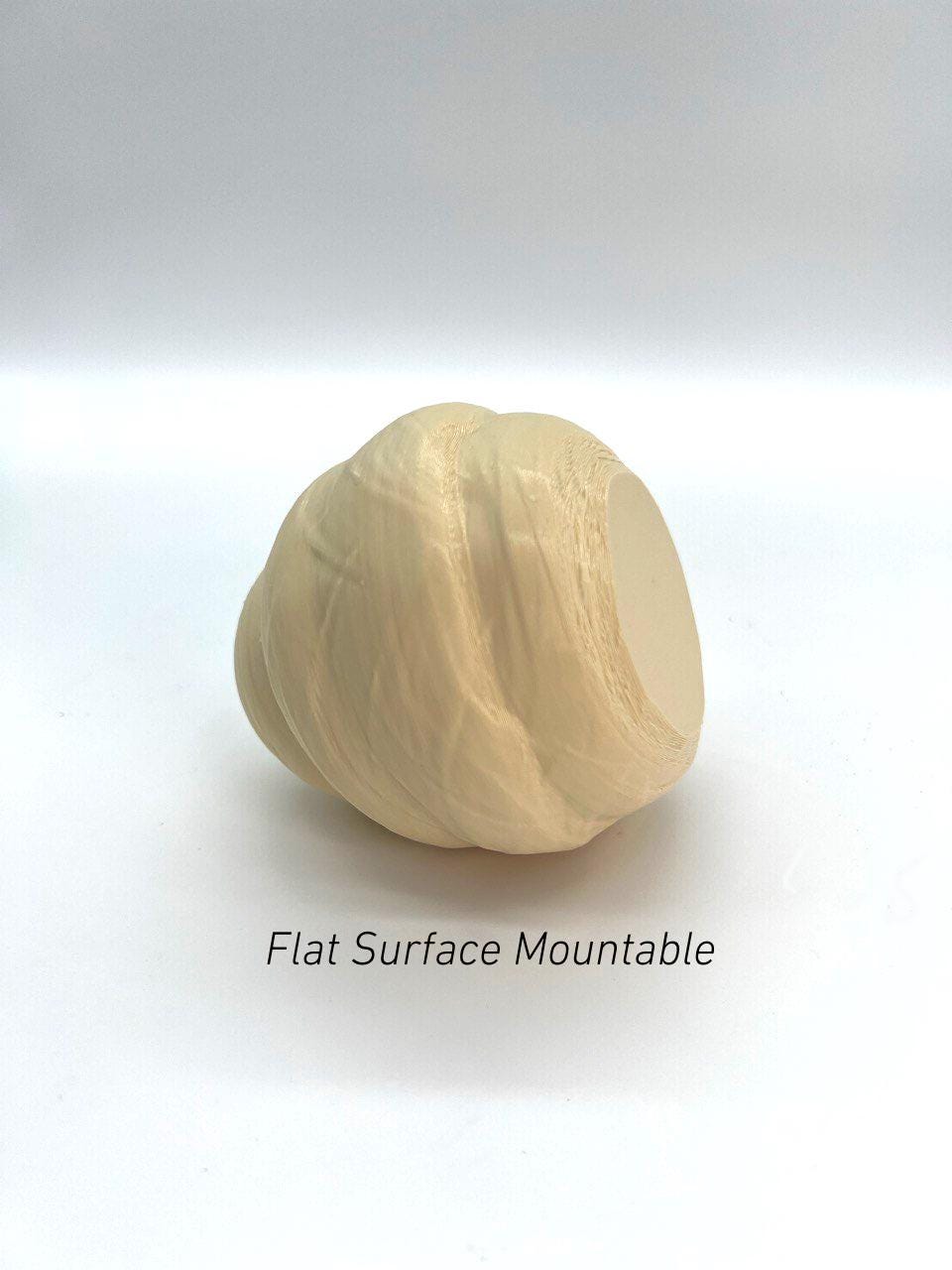 Decoy Wasp Nest Flat Surface Mountable Honey Comb Realistic Hive | 3D Printed Top Mount with Outdoor rated Tape by JCSFY