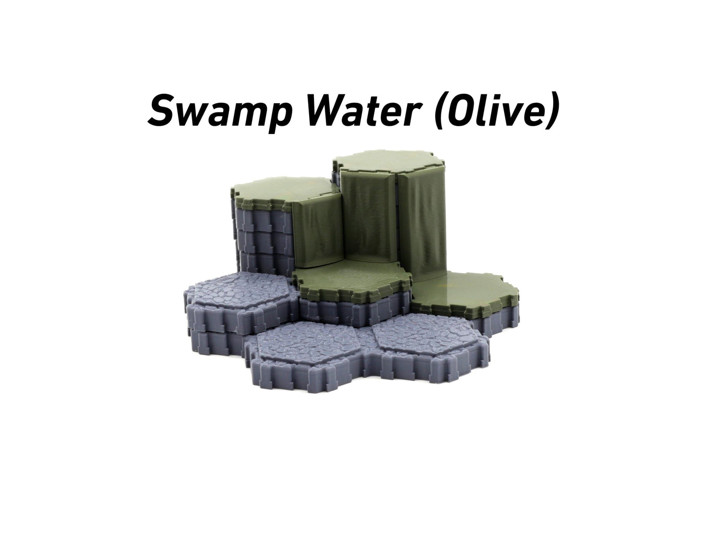 Waterfalls Accessory Hero Scape Compatible Hex Terrain | Tabletop Battle Pieces | Paintable Miniature Board Game| Role Play heroscape pieces