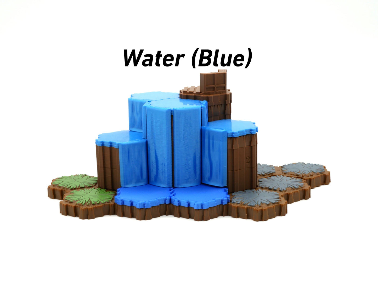 Waterfalls Accessory Hero Scape Compatible Hex Terrain | Tabletop Battle Pieces | Paintable Miniature Board Game| Role Play heroscape pieces