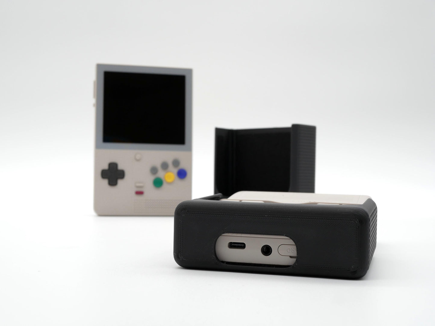Retroid Pocket Classic Reversible Screen Cover Slim Chin Grip Felt Screen Protector | Gaming Handheld Protection with Fun Textured Pattern