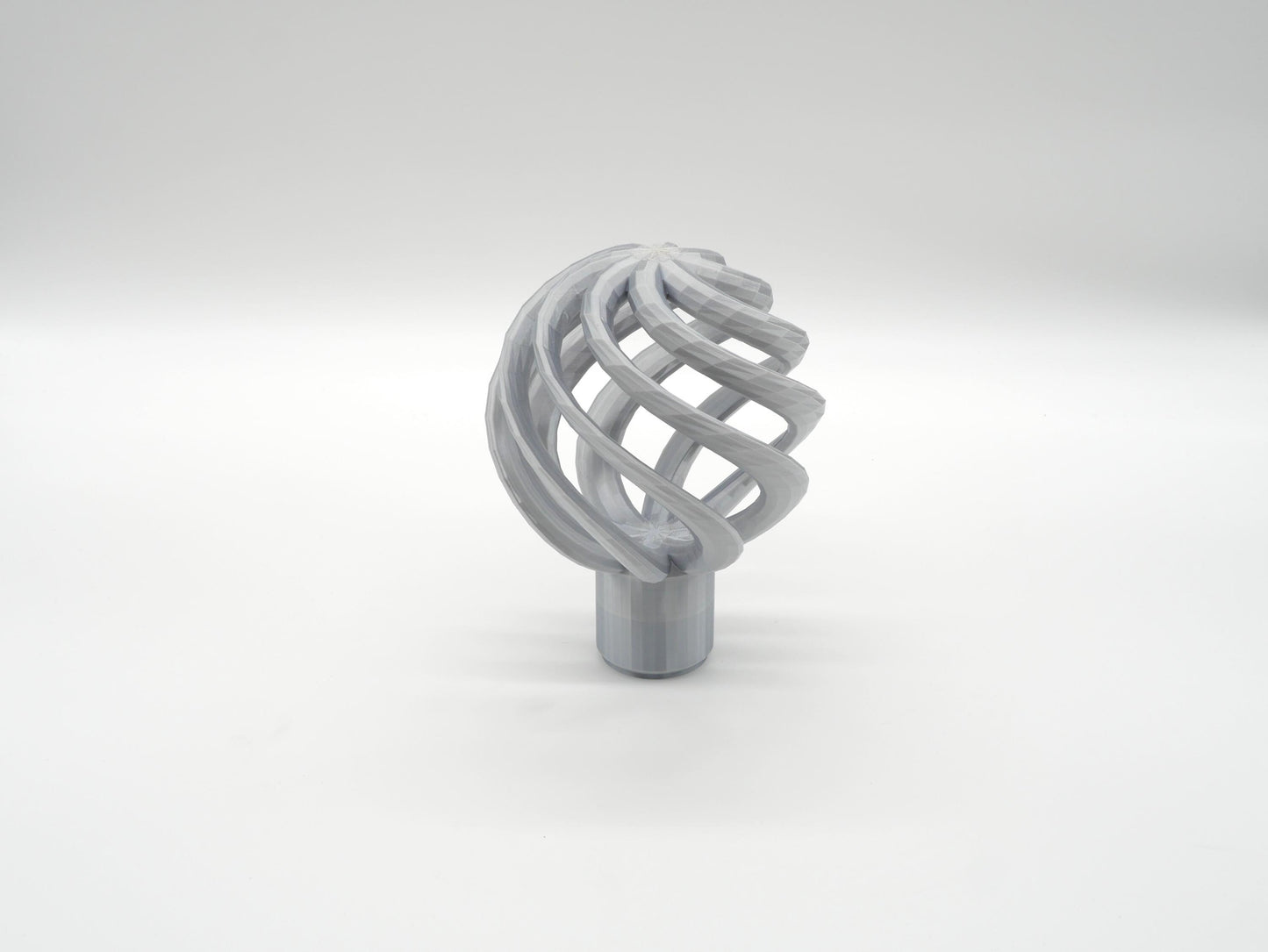 Orb Twisted Cage Staff Kit for Cosplay Wizard Convention Events | Removable Top Piece Topper | 3D Print Modular Wizard Cane Walker by JCSFY