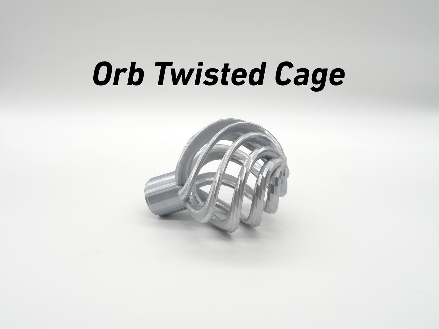 Orb Twisted Cage Staff Kit for Cosplay Wizard Convention Events | Removable Top Piece Topper | 3D Print Modular Wizard Cane Walker by JCSFY