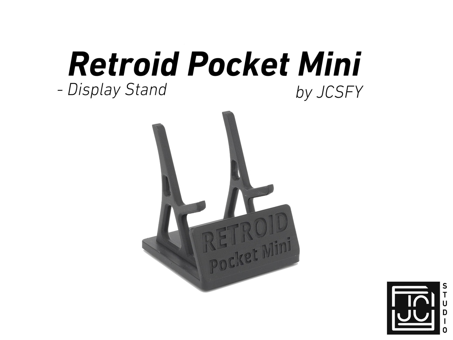 Display Stand for RPMini Retroid Pocket Mini with Charging Space | Dock Shelf Unit Gaming Retro Device Compatible with JCSFY Grips