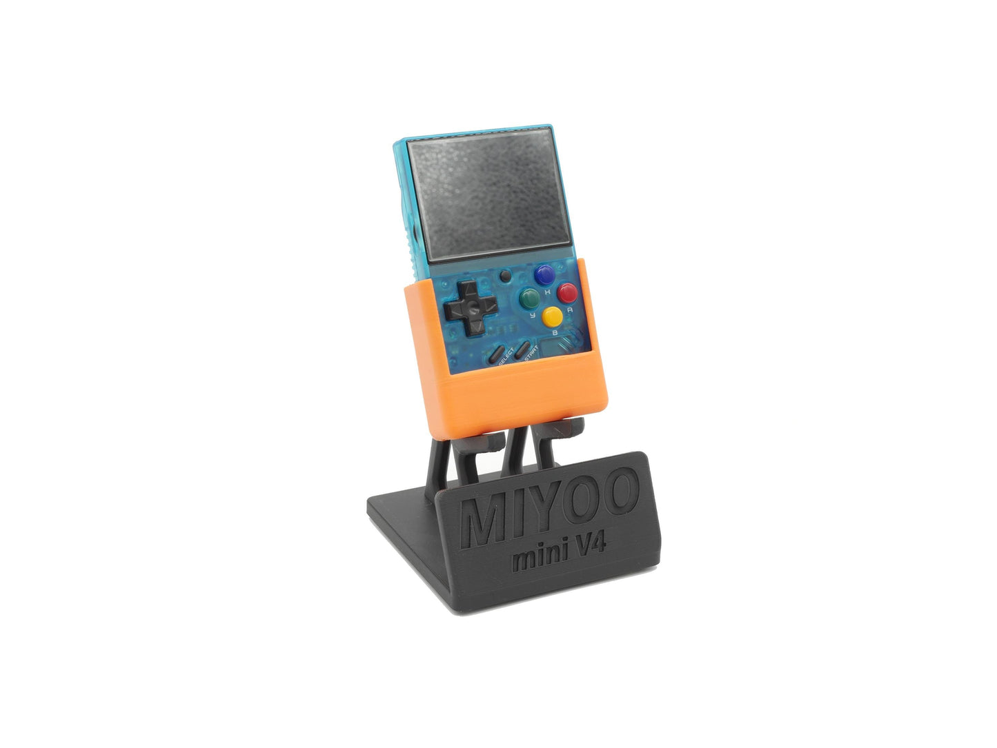 Display Stand for Miyoo mini V4 MMV4 with Charging Space | Dock Shelf Unit Gaming Retro Device Compatible with JCSFY Grips