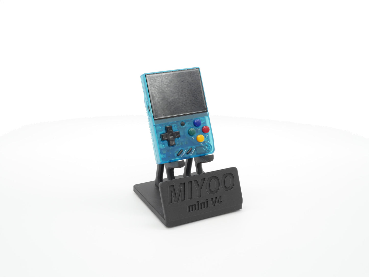Display Stand for Miyoo mini V4 MMV4 with Charging Space | Dock Shelf Unit Gaming Retro Device Compatible with JCSFY Grips