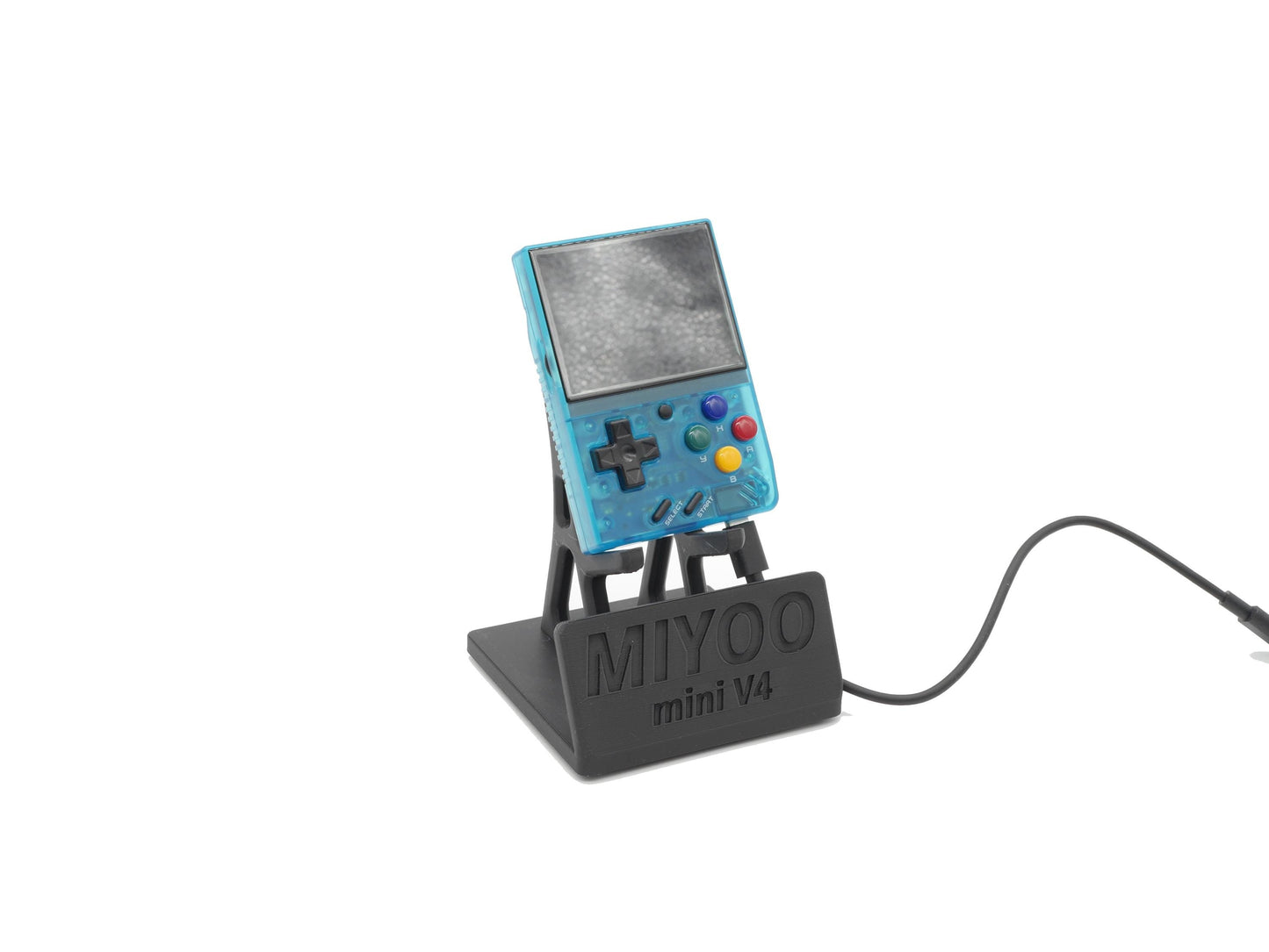 Display Stand for Miyoo mini V4 MMV4 with Charging Space | Dock Shelf Unit Gaming Retro Device Compatible with JCSFY Grips