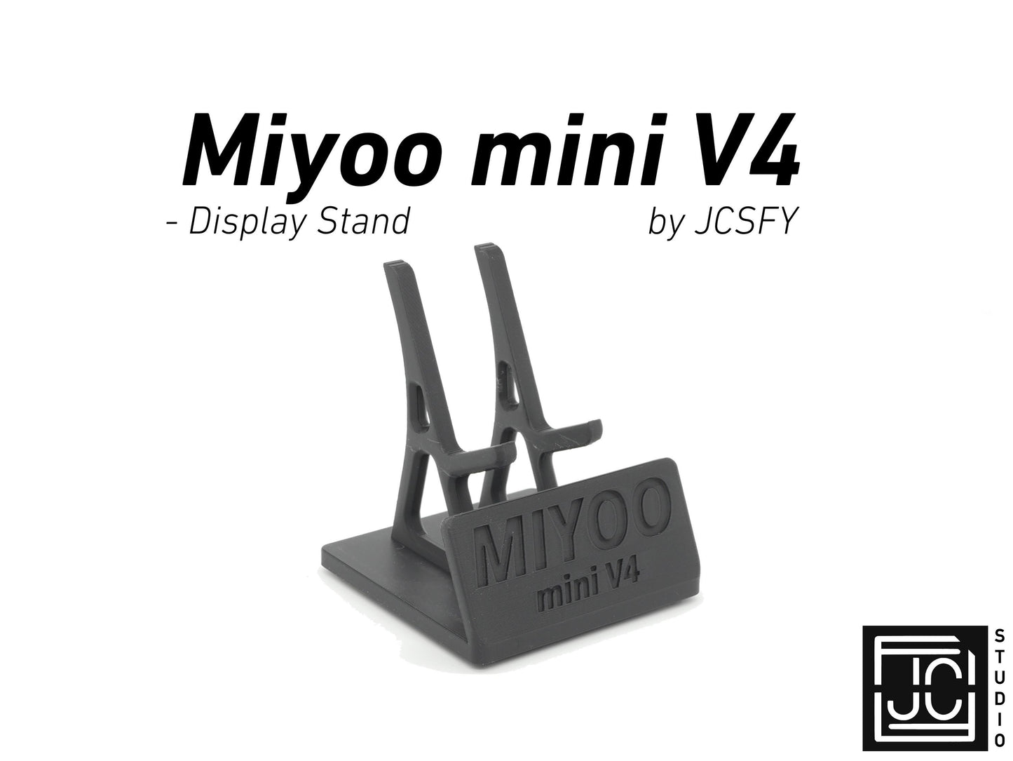 Display Stand for Miyoo mini V4 MMV4 with Charging Space | Dock Shelf Unit Gaming Retro Device Compatible with JCSFY Grips
