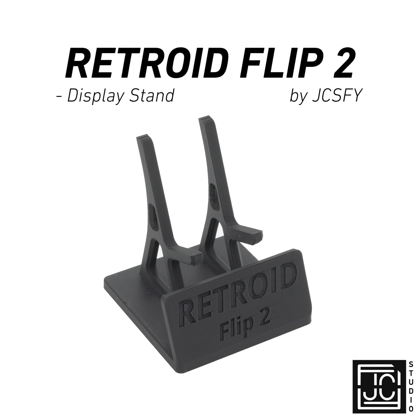 Display Stand for Retroid Flip 2 RFLIP2 RFLIP with Charging Space | Dock Shelf Unit Gaming Retro Device Compatible with JCSFY Grips