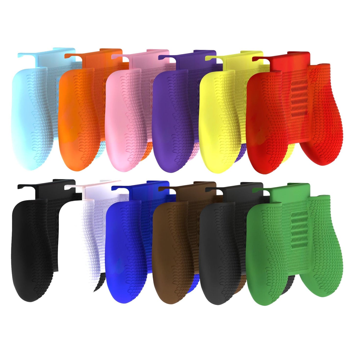 Grip for Retroid Pocket 4 / 4 Pro 2-in-1 Reversible Screen Cover & Thick Comfort Grip Case with Felt Wrap Ergonomic RP4 Handheld 2n1 Deluxe