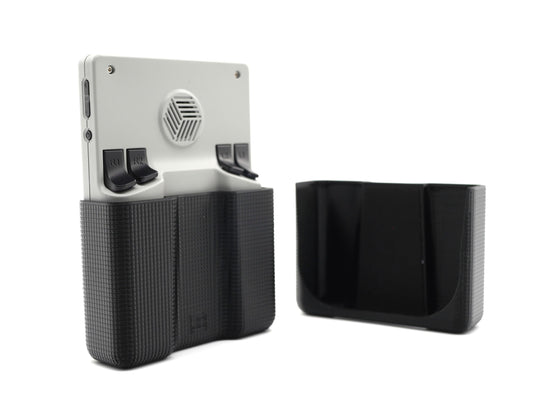 2-n-1 Grip for Anbernic RG406V Reversible Screen Cover Slim Chin Grip Felt Screen Protector Gaming Handheld Protection Fun Textured Pattern