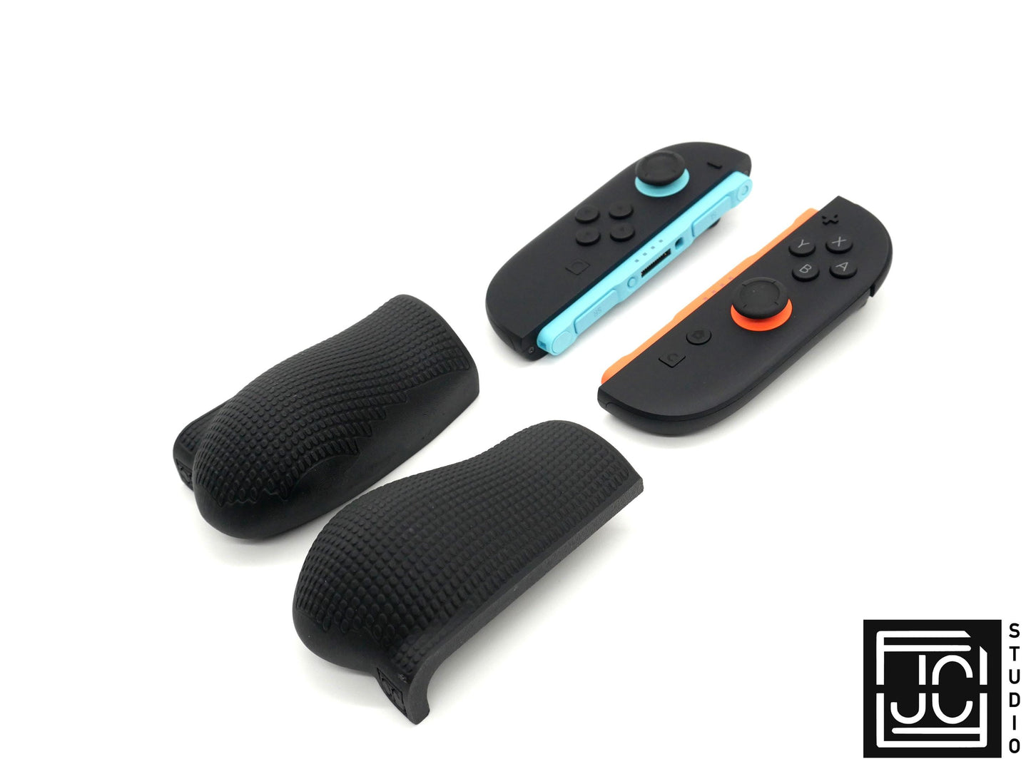 Comfort Felt Grips for Nintendo Switch 2 Joy-Con 2 Slim and Thick Slide On Handles Fits in Dock | Ergonomics with Textured Pattern V2