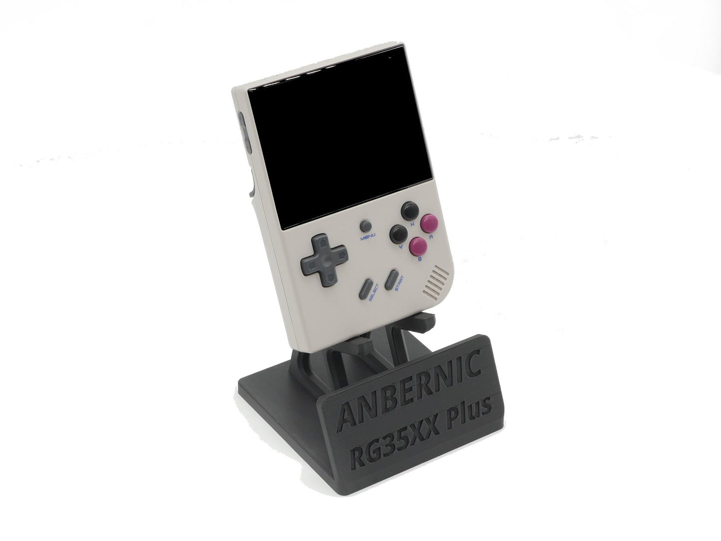 Display Stand for RG35XX Plus Anbernic 35XX with Charging Space | Dock Shelf Unit Gaming Retro Device Compatible with JCSFY Grips