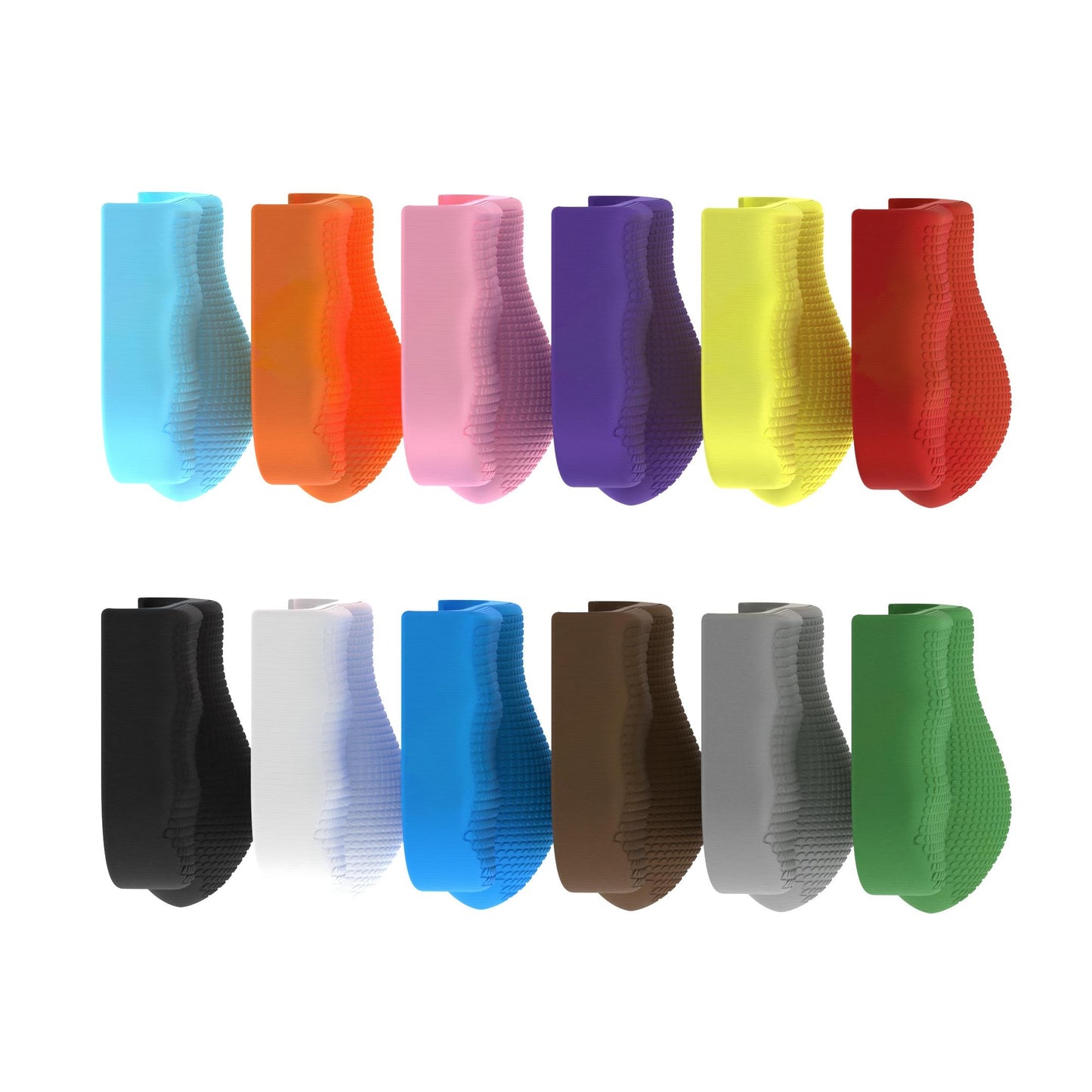 Comfort Felt Grips for Nintendo Switch 2 Joy-Con 2 Slim and Thick Slide On Handles Fits in Dock | Ergonomics with Textured Pattern V2