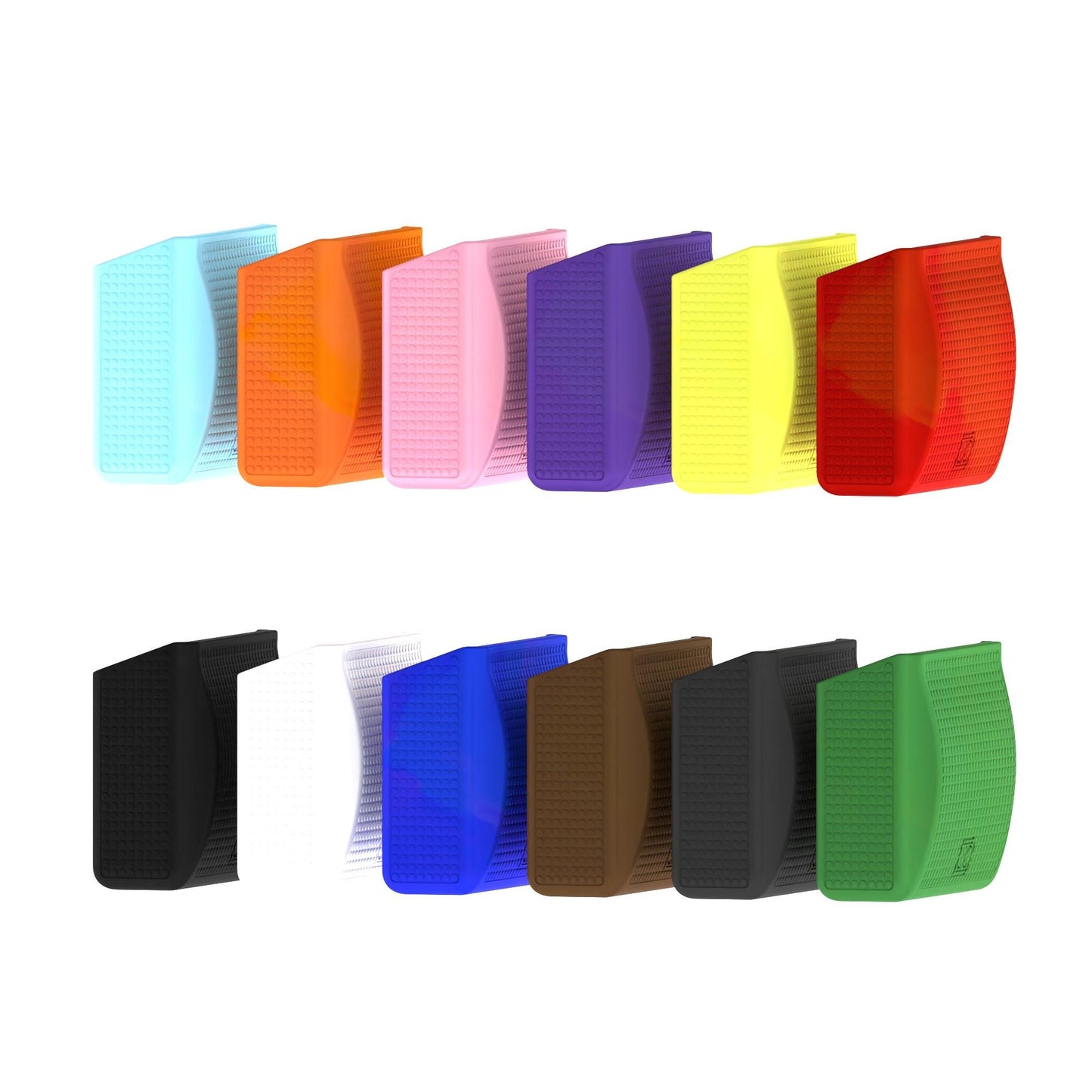 2-n-1 Grip for PowKiddy V20 Reversible Screen Cover GBC-style Chin Grip Felt Screen Protector Gaming Handheld Protection Textured Pattern
