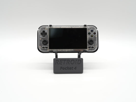 Display Stand for Retroid Pocket 4 / 4 Pro with Charging Space | Dock Shelf Unit Gaming Retro Device Compatible with JCSFY Grips