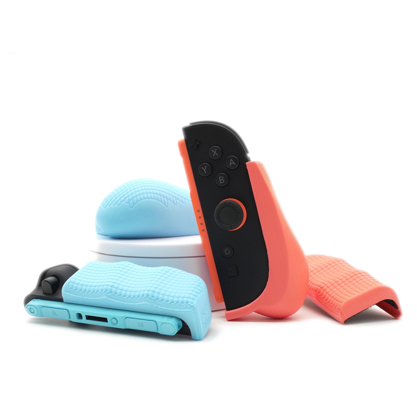 Comfort Felt Grips for Nintendo Switch 2 Joy-Con 2 Slim and Thick Slide On Handles Fits in Dock | Ergonomics with Textured Pattern V2