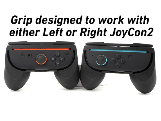 Comfort Grip for Single Joy-Con 2 | Nintendo Switch 2 Single Controller Felt Lined Paddle Universal Fit for Left or Right Joy Con 2 by JCSFY