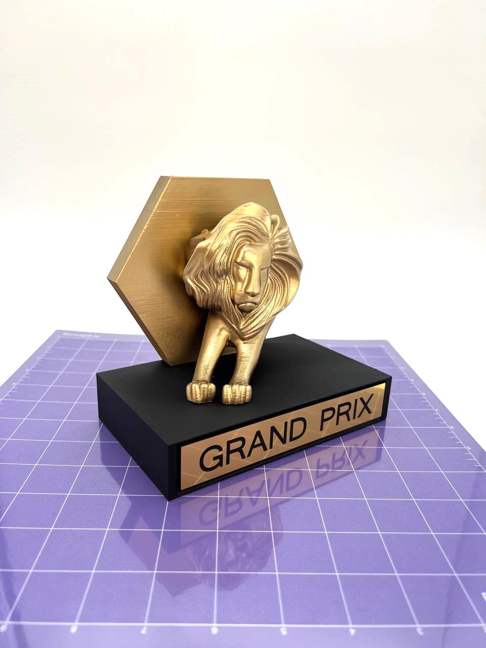 Custom 3D Printed Trophy | Personalized Award for Events, Competitions & Gifts | Full Custom Design And Text | Victory Celebration by JCSFY