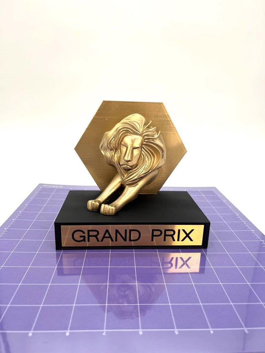 Custom 3D Printed Trophy | Personalized Award for Events, Competitions & Gifts | Full Custom Design And Text | Victory Celebration by JCSFY